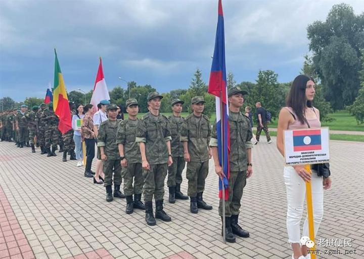 老挝通信战队参加2022年国际军事运动会