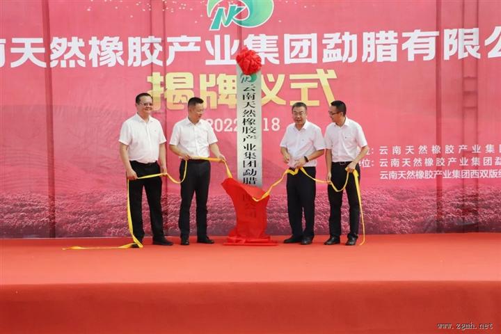 奋进新征程 | 云南天然橡胶产业集团勐腊有限公司正式揭牌成立