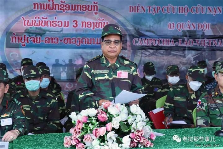 现场！老挝越南柬埔寨自然灾害救助联合军演热力进行中