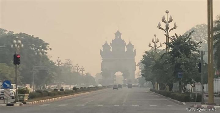 万象气温飙至40℃! 大雾霾 老挝多地PM2.5严重超标