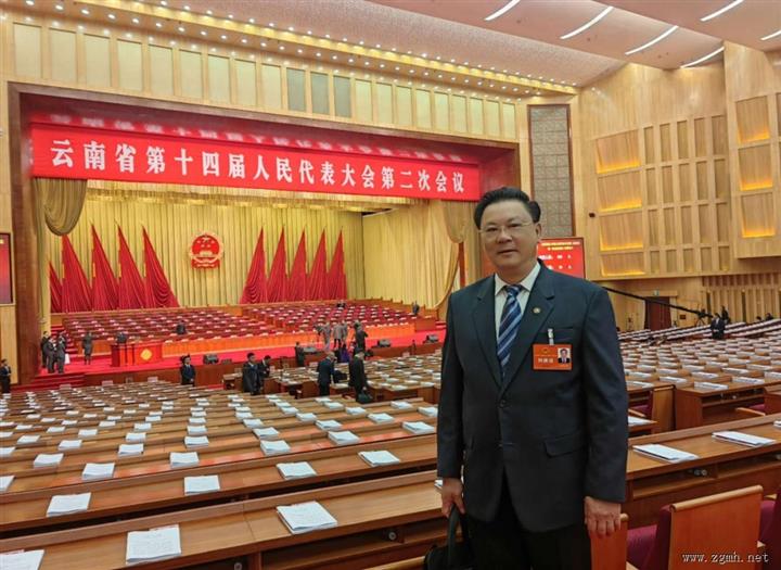 林俊雄代表出席云南省第十四届人民代表大会第二次会议