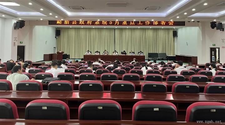 勐腊县召开政府系统2024年5月重点工作部署会