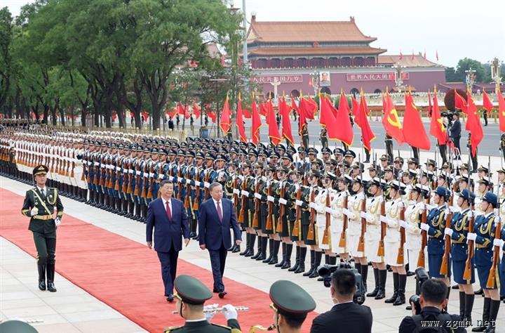 习近平同越共中央总书记、国家主席苏林会谈