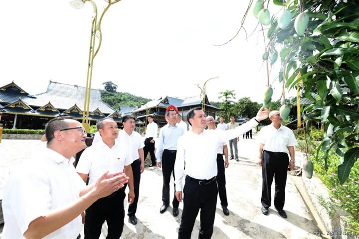 刘洪建率队到磨憨—磨丁合作区调研时强调：奋力推动磨憨国际口岸城市建设迈上新台阶