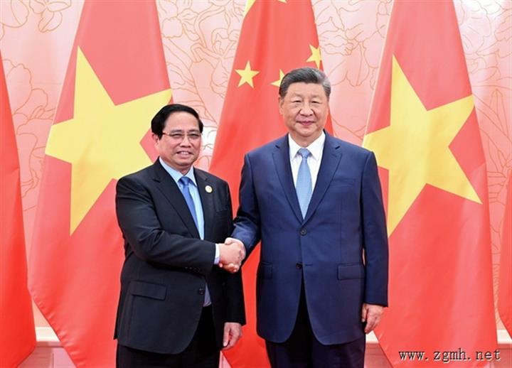 习近平会见越南总理范明政