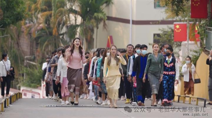 中老边境国门职高350余名老挝留学生开学！
