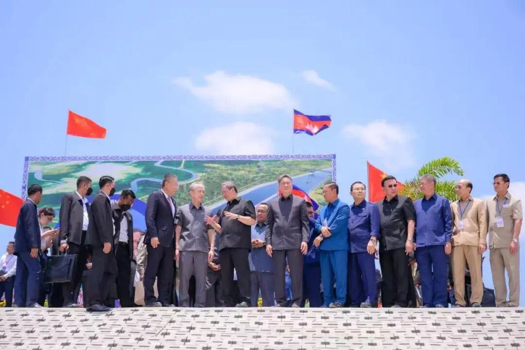 柬埔寨扶南德佐综合水利项目第二阶段动工仪式在茶胶省举行