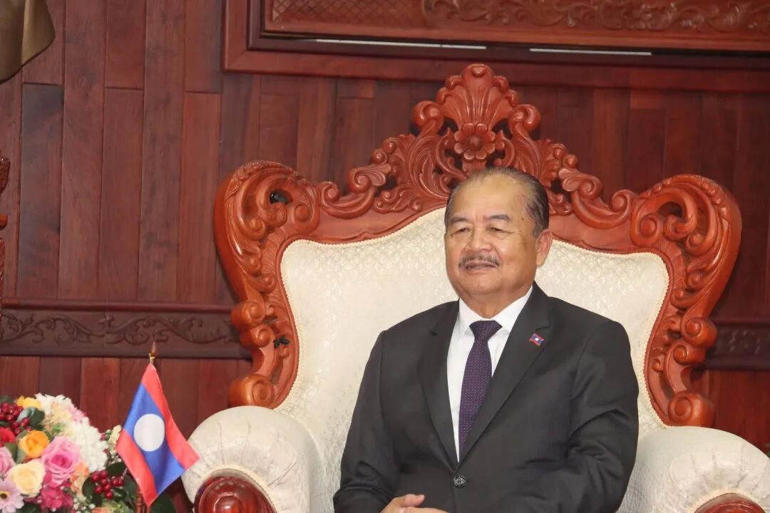 老中建交65周年之际，老挝建国阵线中央主席吉乔发表重要讲话