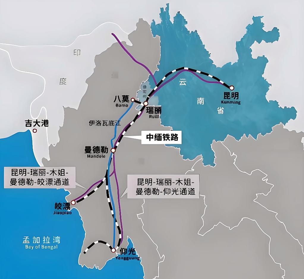 缅甸不想再等，推动中缅铁路建设，打通印度洋通道 